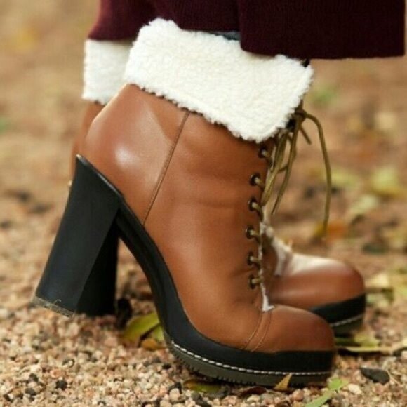 Kelsi Dagger Women's Tan Leather Ricci High Heel Boots Luggage Size 8.5 341 - Picture 2 of 16